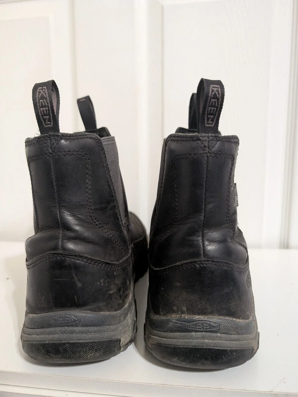 Keen Anchorage III Mens Boots Black Waterproof Shoes Leather Size 10.5 EUR 44